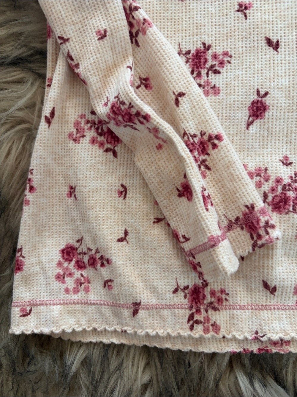 LAURA ASHLEY Thermal Pajama Set Under Garment Set - Picture 7 of 7